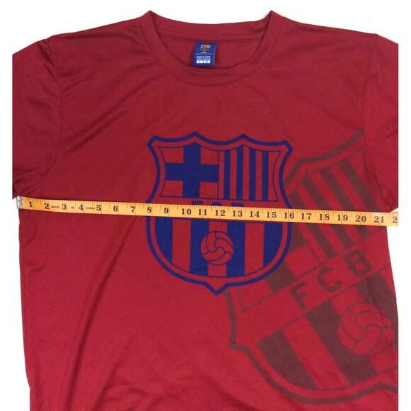 UEFA FC Barcelona - Official Merchandise - Men's Size Large -Red Team Logo Shirt - Picture 4 of 7